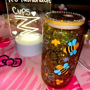 Handmade snowglobe cup